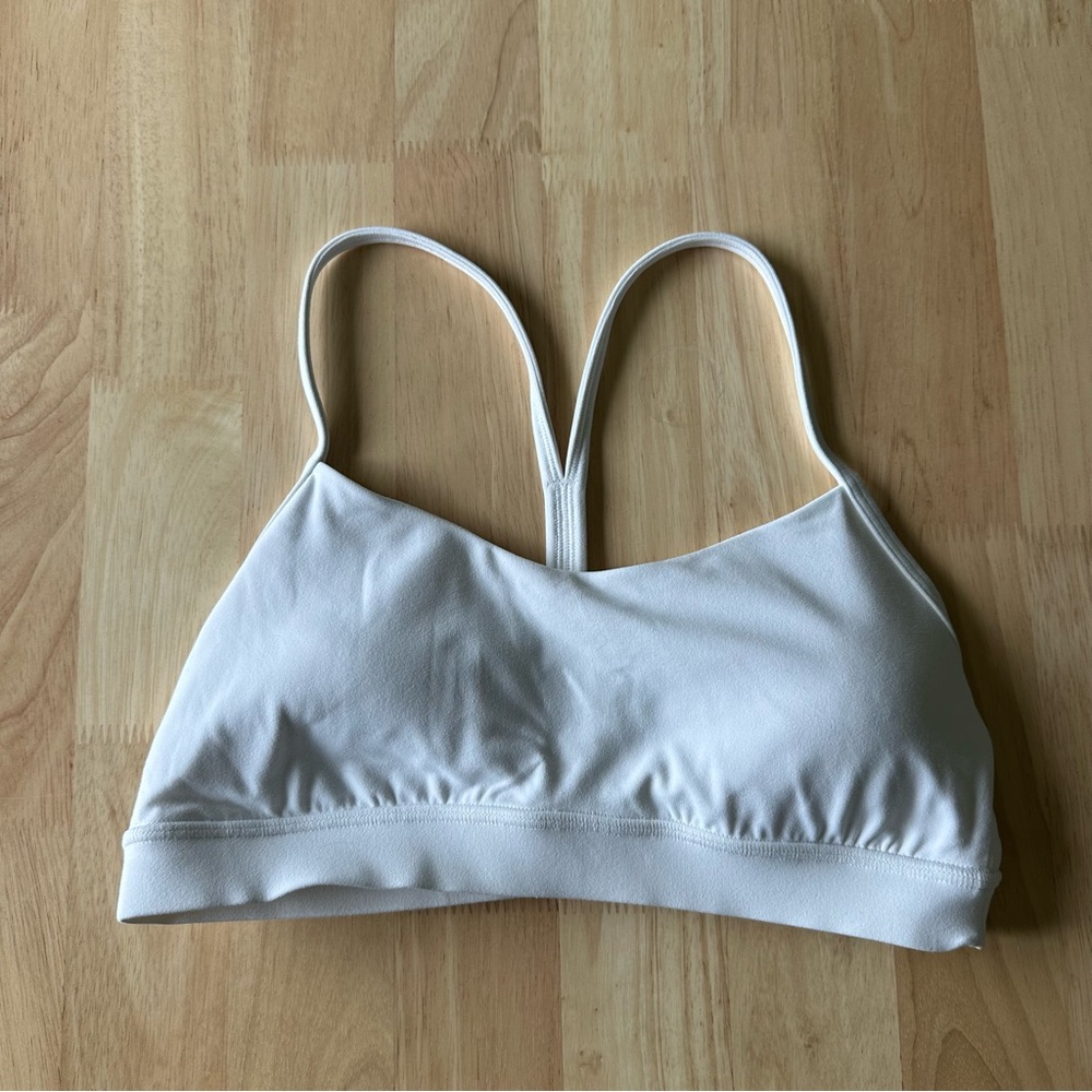 Lululemon Flow Y Bra in White
